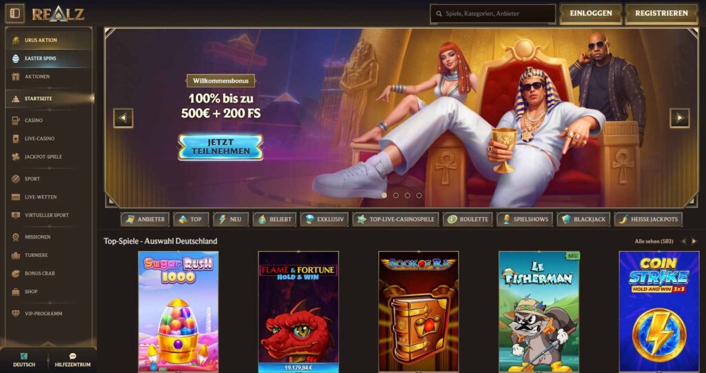 Realz Startseite
